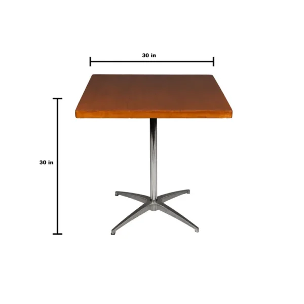 30in Square Low Cocktail Table Size