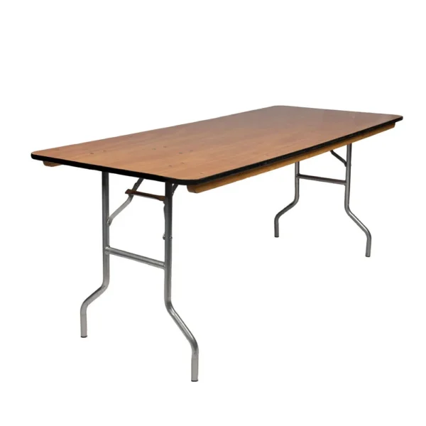 6ft banquet wood table party