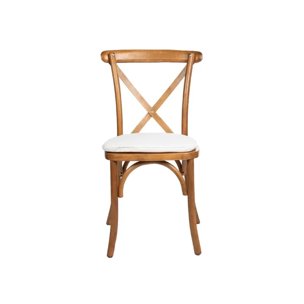 Cross Back Natural Chair