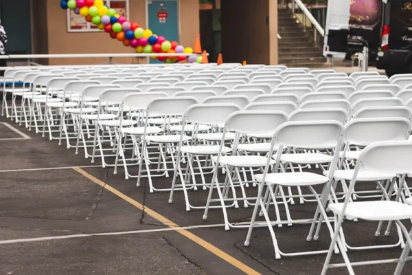 White Folding Chair