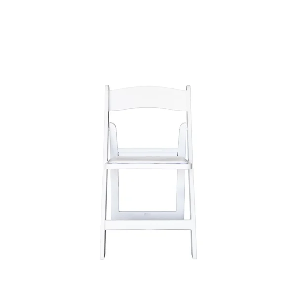 White Resin Chair with Padding