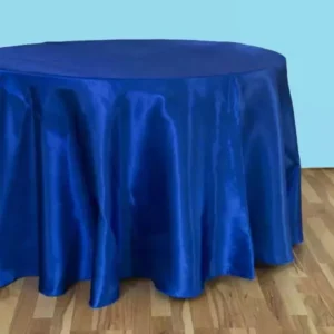 132in Round Satin Tablecloth