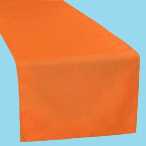 14 by 108 inch polyester table runner orange