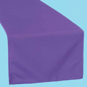 14 by 108 inch polyester table runner purple