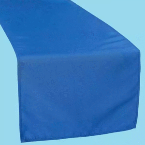 14 by 108 inch polyester table runner royal blue