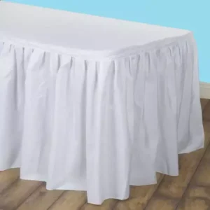 17ft Polyester Table Skirt