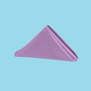 20 by 20 polyester napkins lavender