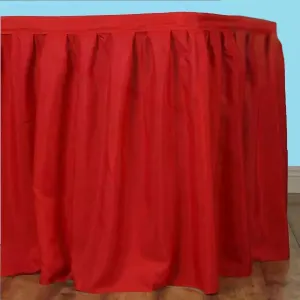 21ft Polyester Table Skirt