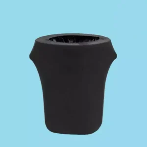 32 gallon black trash bin spandex cover black