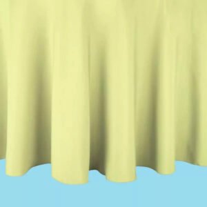60 by 78 inches rectangular polyester tablecloth tea green