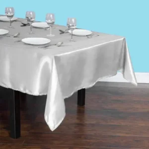 60x78in Rectangular Satin Tablecloth