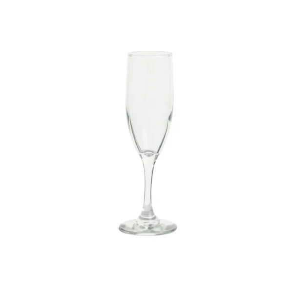Set of thirty-six 7.5oz champagne flutes for wedding toasts and event rentals in Los Angeles