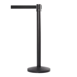Black Stanchion With Belt