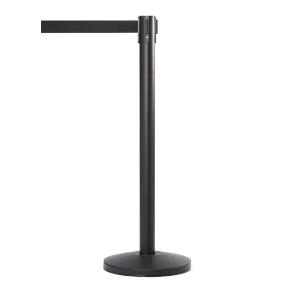 Black Stanchion With Belt
