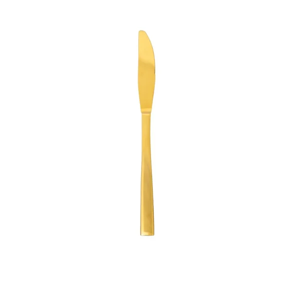 Gold dinner knife 10set