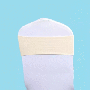 Spandex chair sash beige