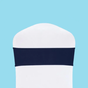 Spandex chair sash navy blue