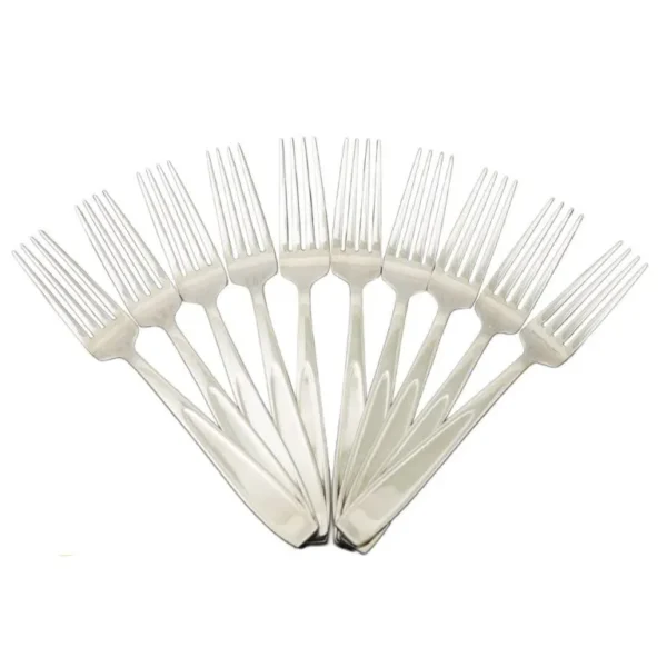 Stainless steel salad fork 10 set