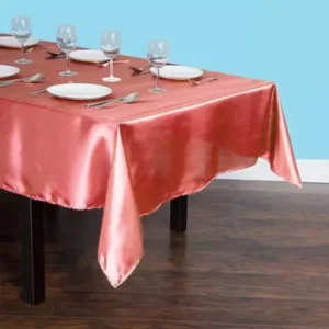 60x102in Rectangular Satin Tablecloth