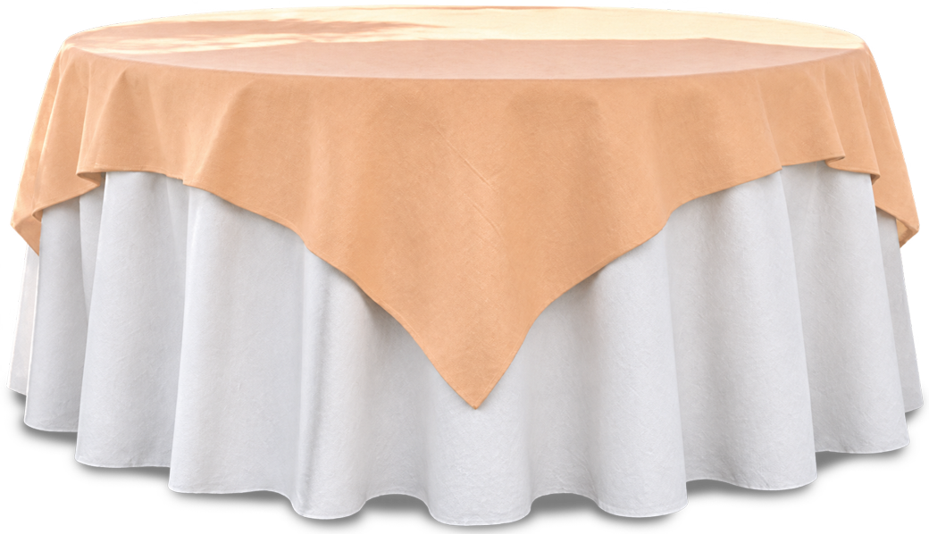 Table Peach Polyester Shaded V6