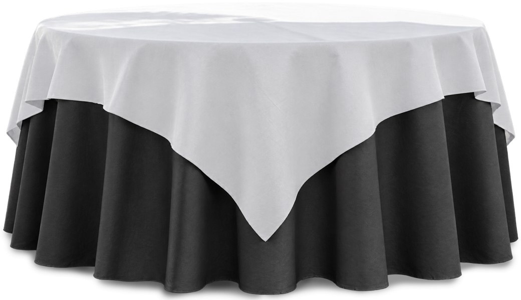 Table BlackWhite Polyester Shaded V6