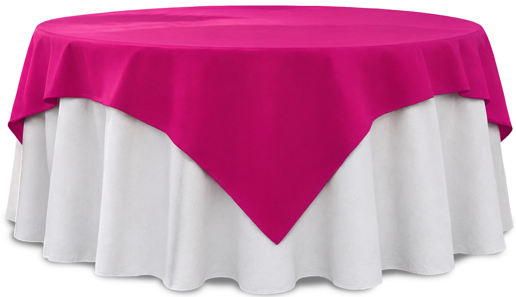 Table Fuschia Polyester Shaded V6