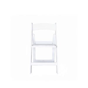 White Resin Chair with Padding