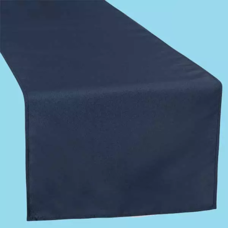 14 by 108 inch polyester table runner navy blue