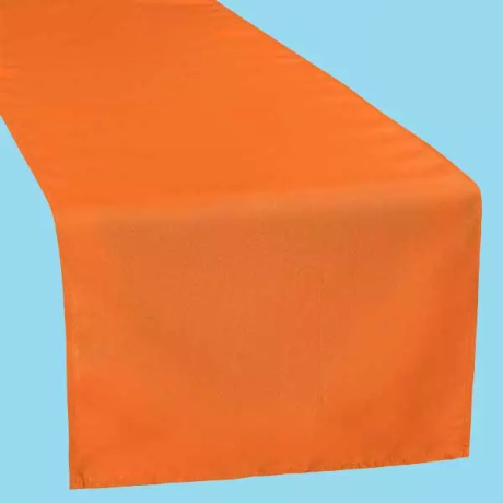 14 by 108 inch polyester table runner orange