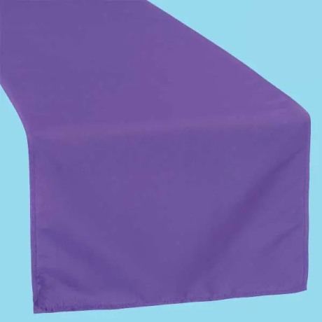 14 by 108 inch polyester table runner purple