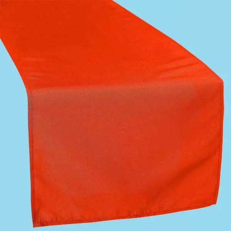 14 by 108 inch polyester table runner red