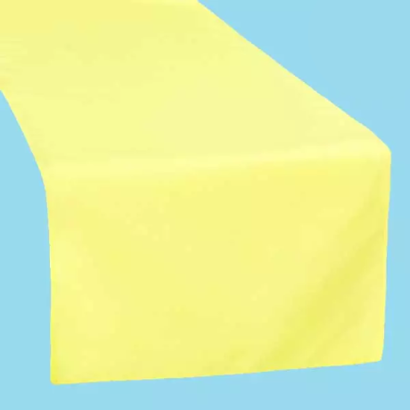 14 by 108 inch polyester table runner yellow
