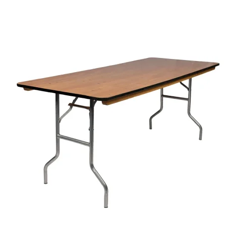 6ft banquet wood table party