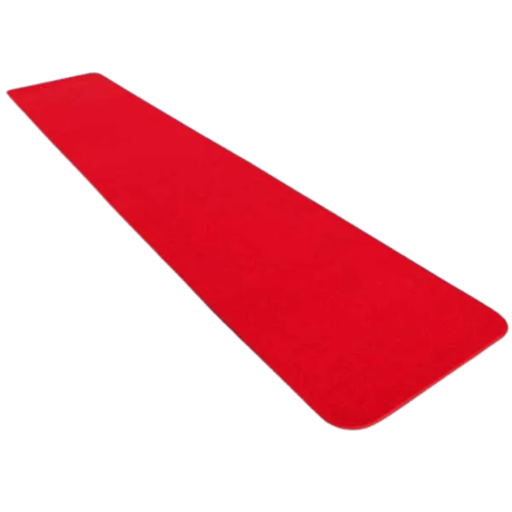 Red event carpet aisle runner 3ft wide x 25ft long