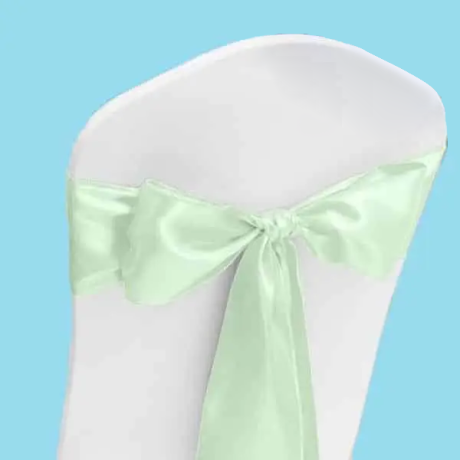 Satin chair sash hemlock