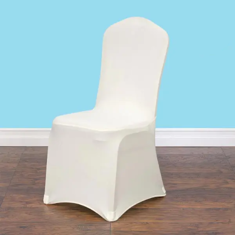 Spandex banquet chair cover ivory