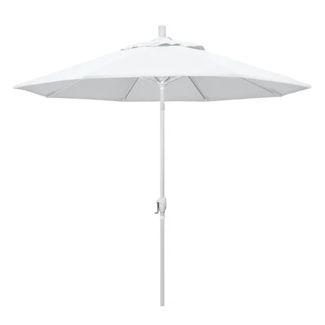 9-foot premium white market umbrella used for outdoor event setup in Los Angeles