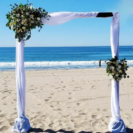 Wooden rustic arch